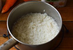 Тушеная капуста с рисом